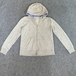 Amazon Essentials Full-Zip Hoodie XXL Gray Heather Cotton Blend Fleece